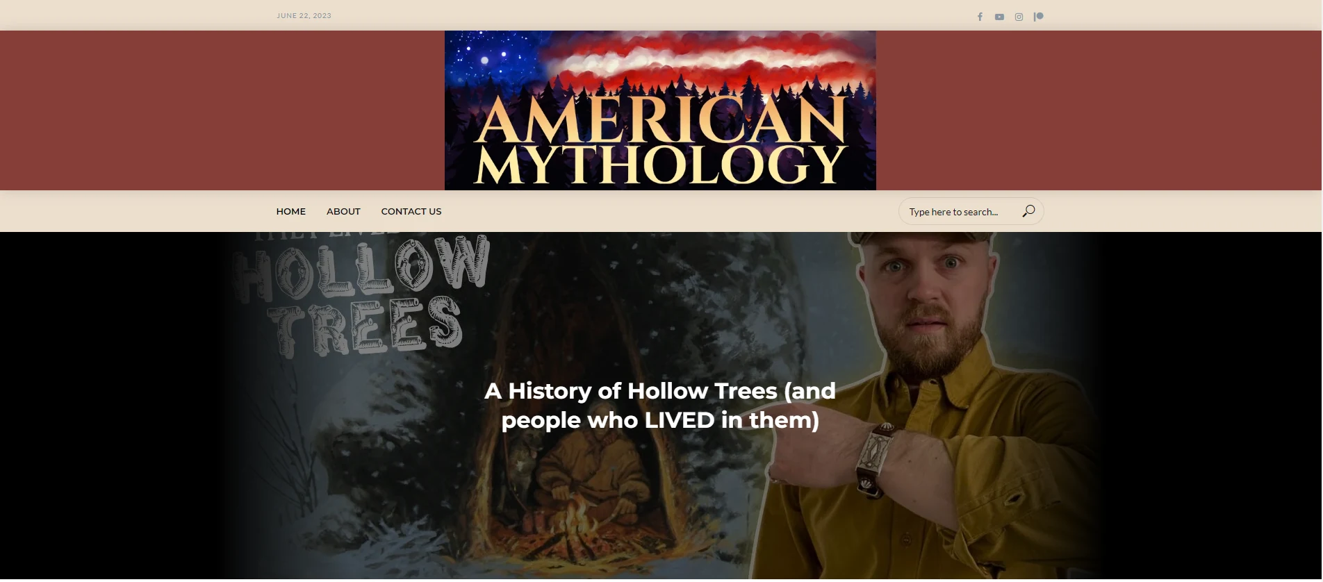 American Mythology Web Site