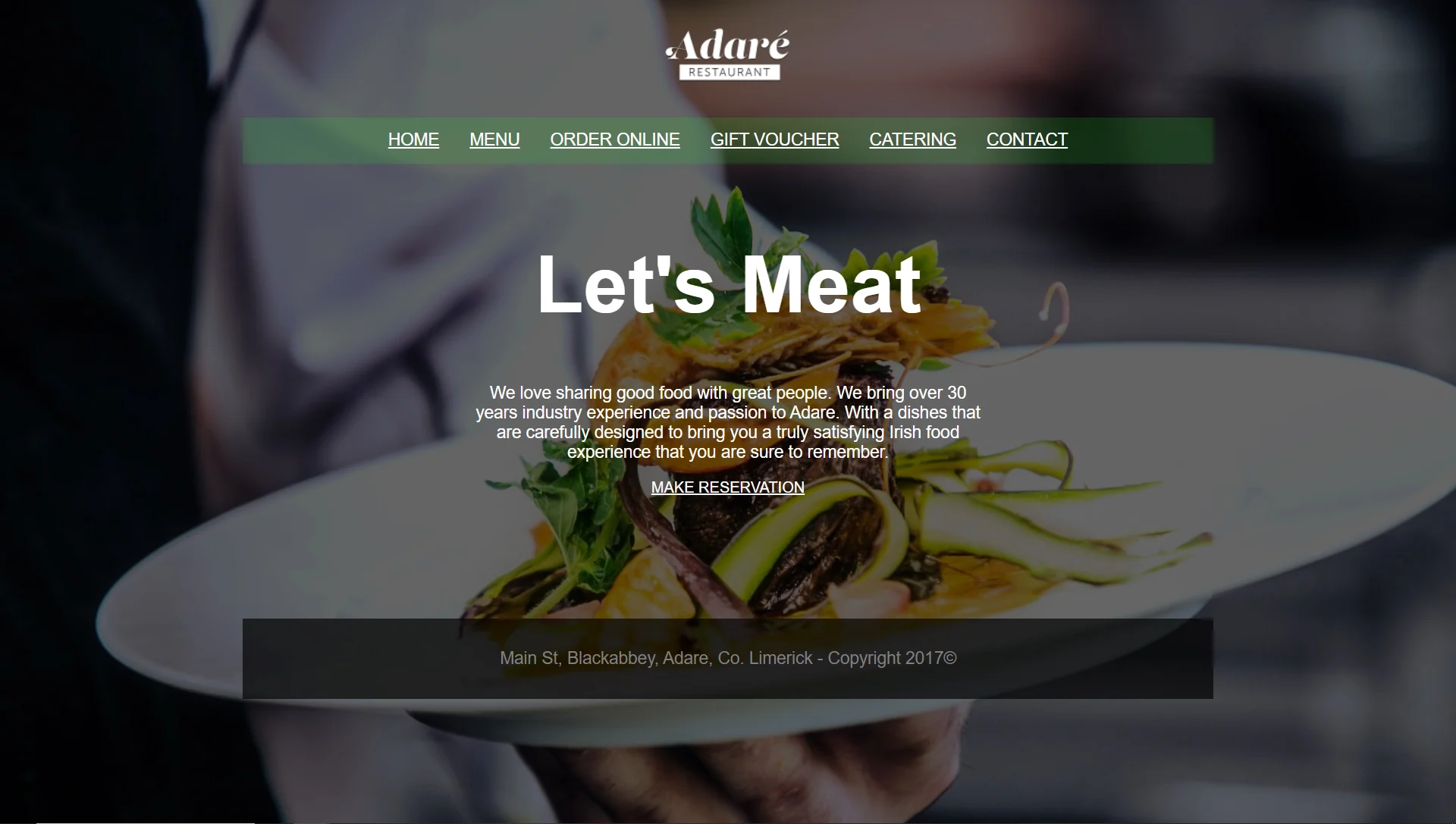 Restaurant Website
